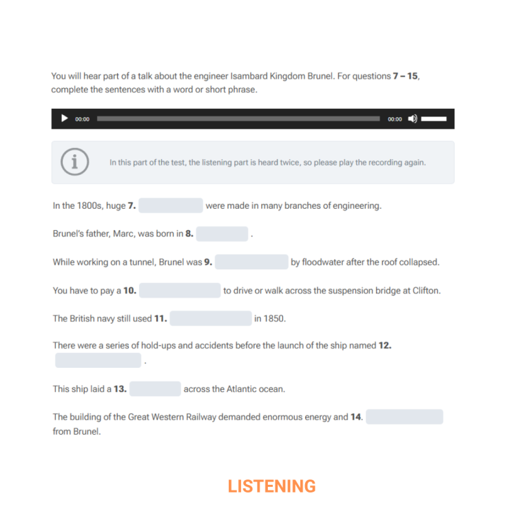 CPE - LISTENING
