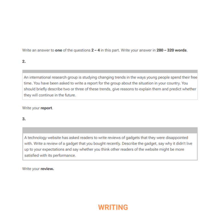 CPE - WRITING